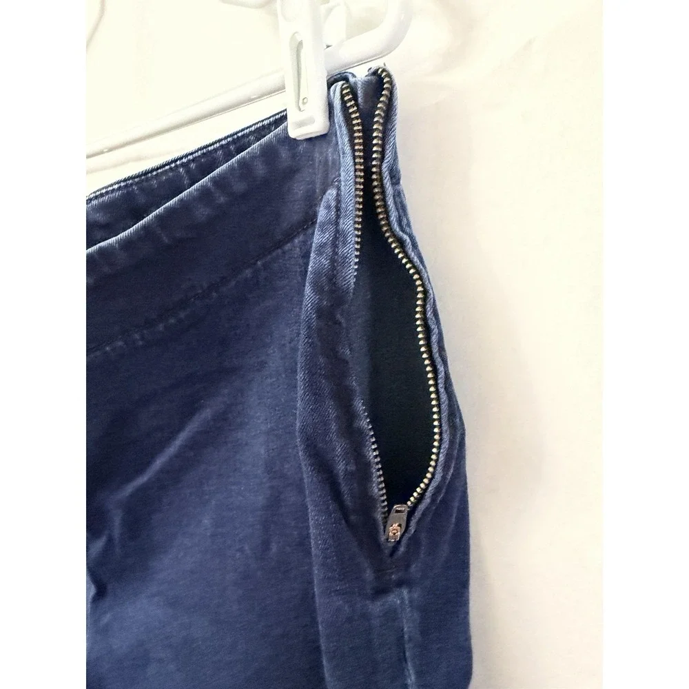 Talbots Women's Heritage Ankle Pants Blue Denim Size 18W